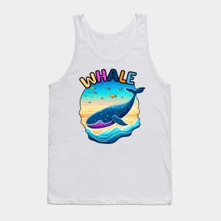 Animal Alphabet - W for Whale Tank Top